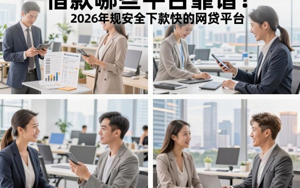 借款哪些平台靠谱?盘点2026年正规安全下款快的网贷平台