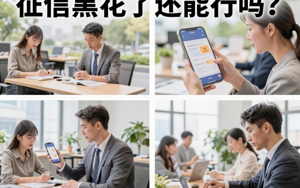 征信黑花了还能行吗？征信黑了怎么恢复征信