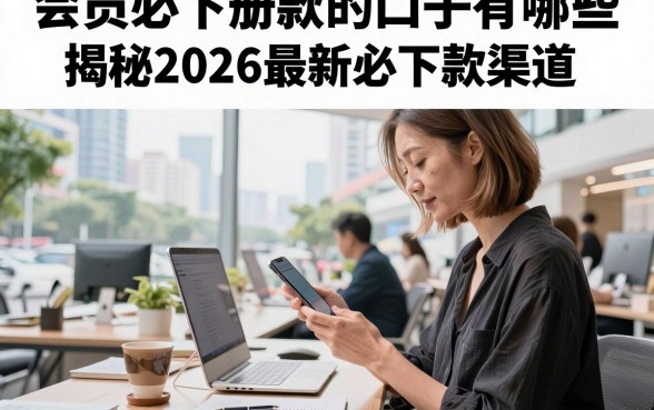 会员必下册款的口子有哪些，揭秘2026最新必下款渠道