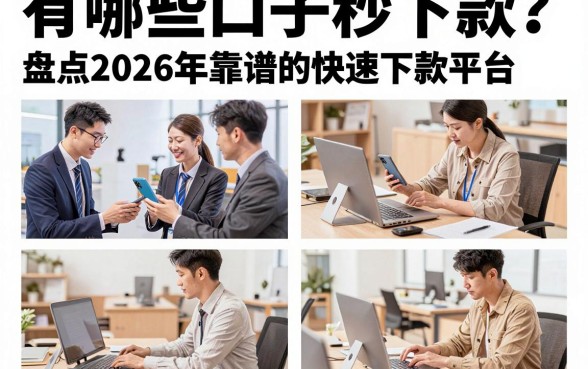 有哪些口子秒下款?盘点2026年靠谱的快速下款平台