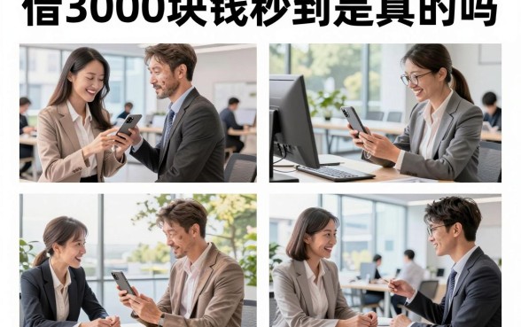 借3000块钱秒到是真的吗，哪个平台可以快速下款