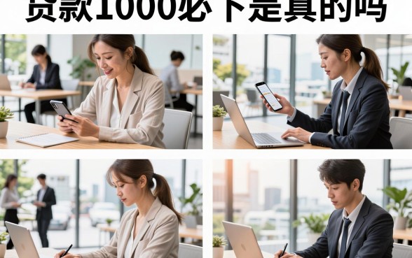 贷款1000必下是真的吗,哪里可以借1000元马上到账