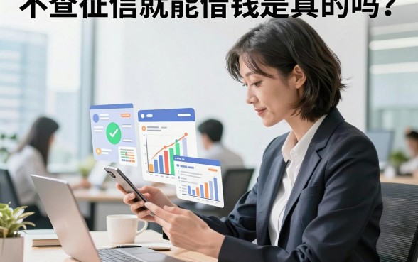 不查征信就能借钱是真的吗?哪里有不查征信的借款平台?