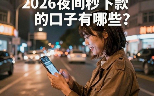 2026夜间秒下款的口子有哪些？哪里能找到正规下款渠道？