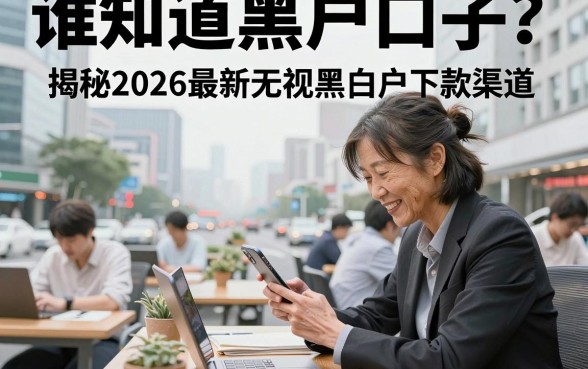 谁知道黑户口子？揭秘2026最新无视黑白户下款渠道