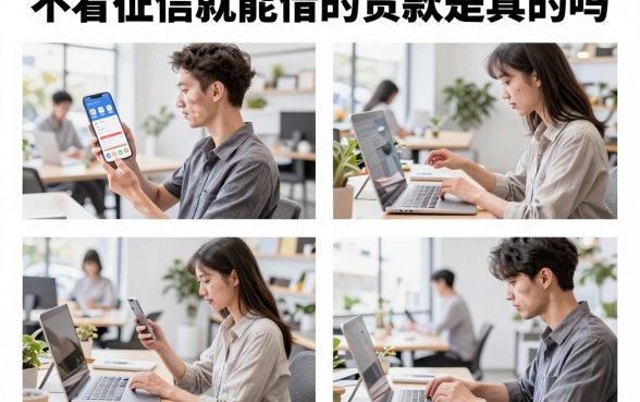 不看征信就能借的贷款是真的吗,哪里有不看征信就能借钱的平台