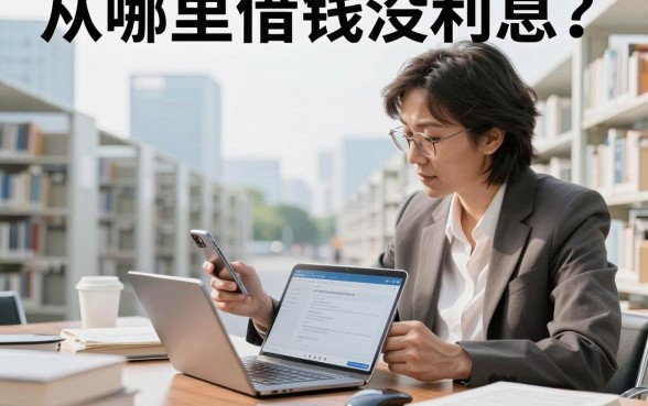 从哪里借钱没利息？盘点真正免息的借款平台