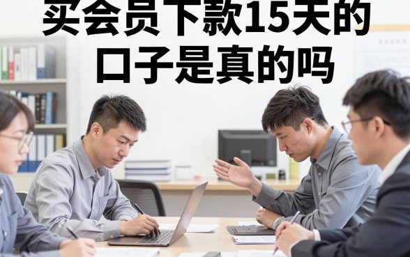买会员下款15天的口子是真的吗，哪里有买会员就能下款的口子
