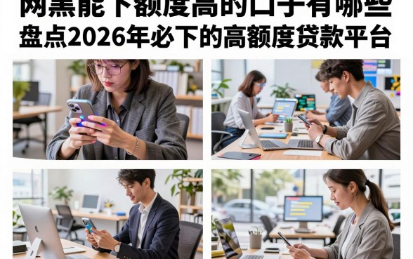 网黑能下额度高的口子有哪些，盘点2026年必下的高额度贷款平台