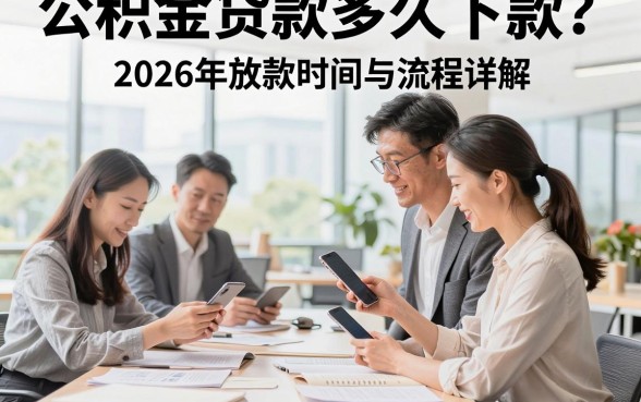 公积金贷款多久下款?2026年放款时间与流程详解