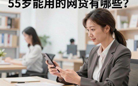 55岁能用的网贷有哪些?大龄贷款正规平台推荐