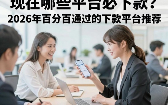 现在哪些平台必下款？2026年百分百通过的下款平台推荐