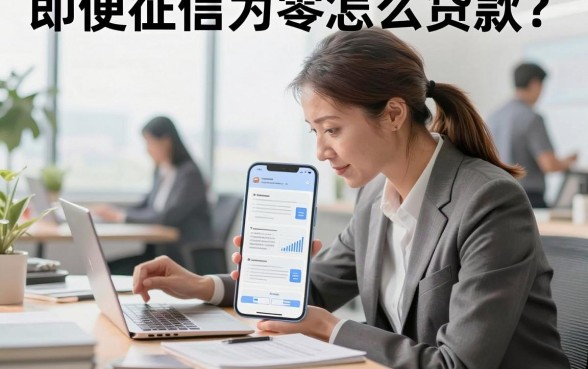 即便征信为零怎么贷款?征信为零去哪里能借到钱