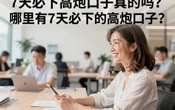 7天必下高炮口子真的吗？哪里有7天必下的高炮口子？