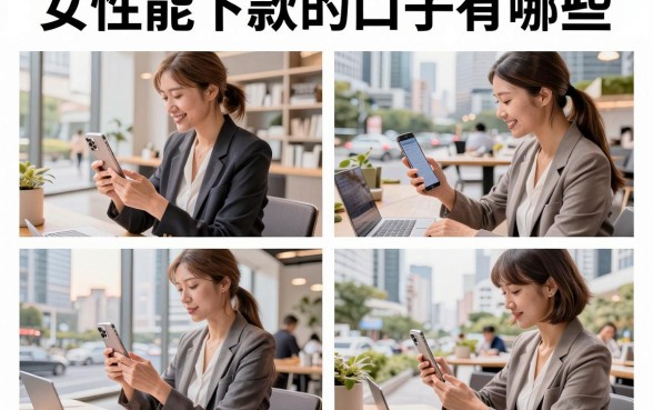 女性能下款的口子有哪些,2026年正规靠谱的贷款平台推荐