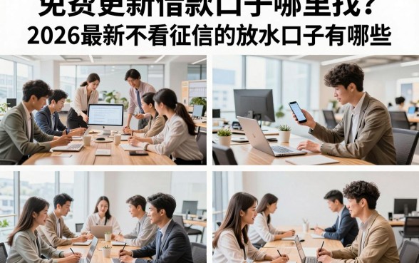 免费更新借款口子哪里找？2026最新不看征信的放水口子有哪些