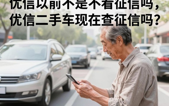 优信以前不是不看征信吗，优信二手车现在查征信吗？