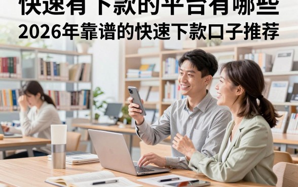 快速有下款的平台有哪些，2026年靠谱的快速下款口子推荐