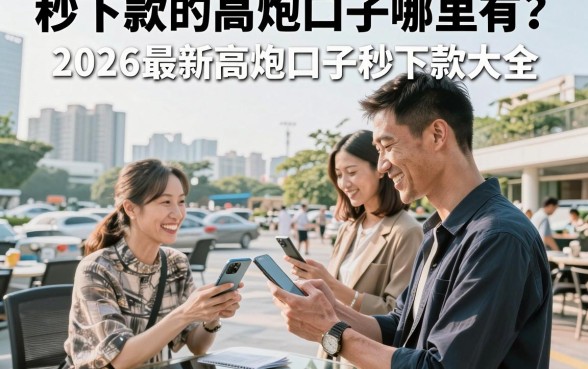 秒下款的高炮口子哪里有？2026最新高炮口子秒下款大全