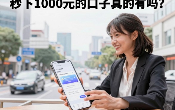 秒下1000元的口子真的有吗？2026年正规借款平台哪个容易下款？