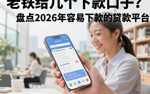 老铁给几个下款口子?盘点2026年容易下款的贷款平台
