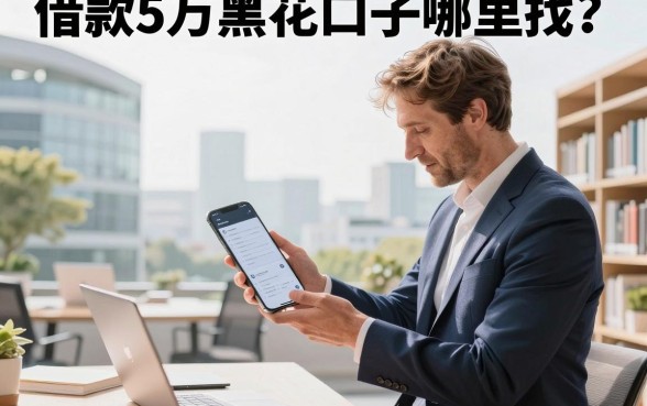 借款5万黑花口子哪里找?有黑户能下款的正规渠道吗
