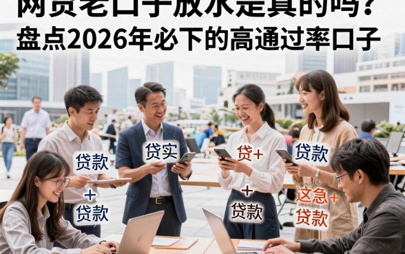 网贷老口子放水是真的吗？盘点2026年必下的高通过率口子