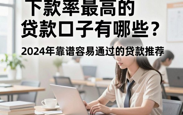下款率最高的贷款口子有哪些？2024年靠谱容易通过的贷款推荐