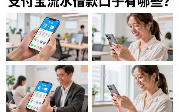 支付宝流水借款口子有哪些?怎么用流水快速贷到款?