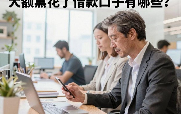 大额黑花了借款口子有哪些?黑户大额贷款哪里能下款