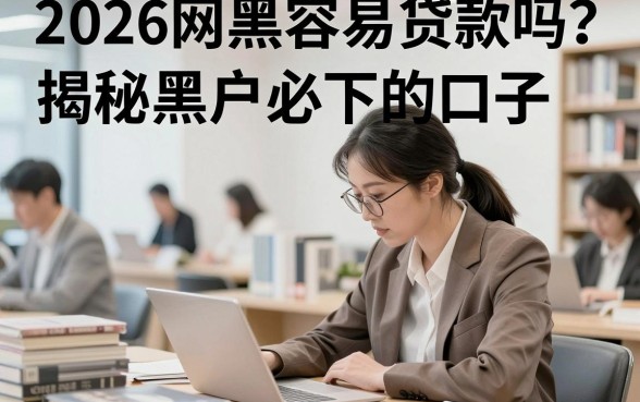 2026网黑容易贷款吗？揭秘黑户必下的口子