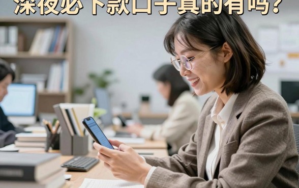 深夜必下款口子真的有吗?分享几个靠谱的应急平台