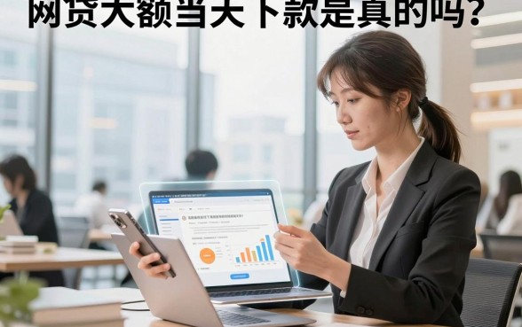 网贷大额当天下款是真的吗？大额网贷当天放款需要什么条件