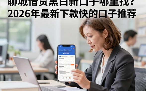 聊城借贷黑白新口子哪里找？2026年最新下款快的口子推荐