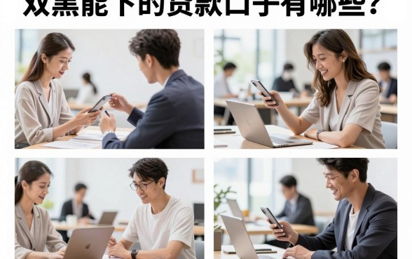 双黑能下的贷款口子有哪些？征信黑户哪里能借到钱