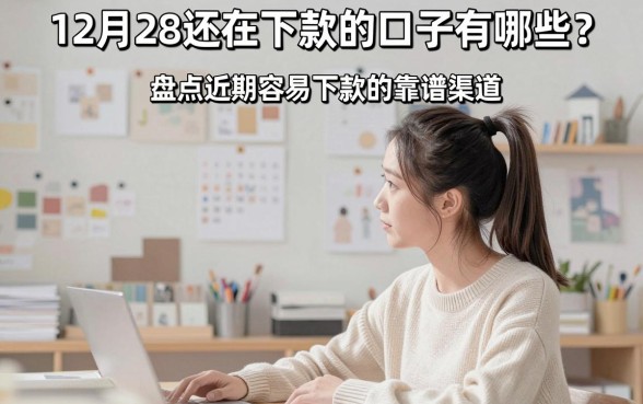 12月28还在下款的口子有哪些？盘点近期容易下款的靠谱渠道