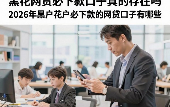 黑花网贷必下款口子真的存在吗，2026年黑户花户必下款的网贷口子有哪些