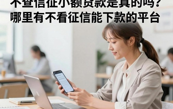 不查信征小额贷款是真的吗?哪里有不看征信能下款的平台