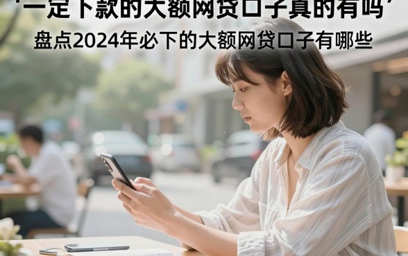 一定下款的大额网贷口子真的有吗，盘点2024年必下的大额网贷口子有哪些