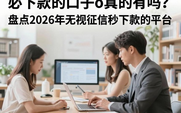 必下款的口子o真的有吗？盘点2026年无视征信秒下款的平台
