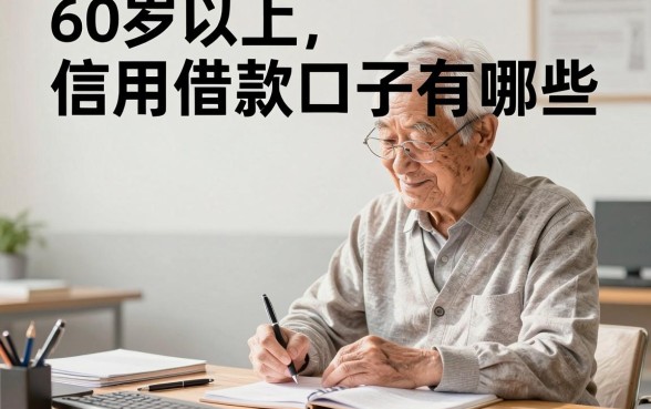 60岁以上信用借款口子有哪些，老人哪里能借到钱？