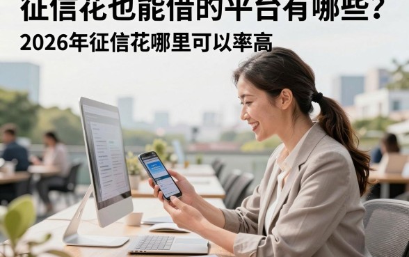 征信花也能借的平台有哪些?2026年征信花哪里可以借钱通过率高