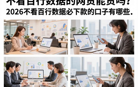 不看百行数据的网贷能贷吗?2026不看百行数据必下款的口子有哪些