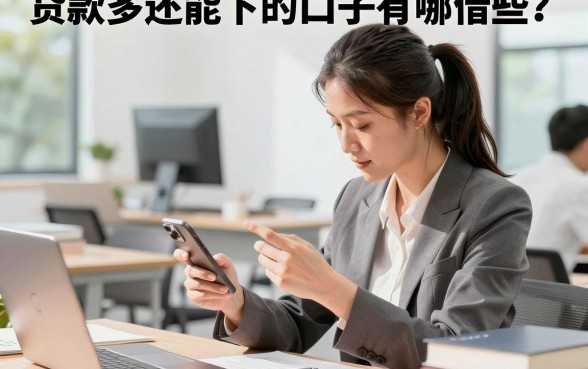 贷款多还能下的口子有哪些?负债高哪里还能借到钱
