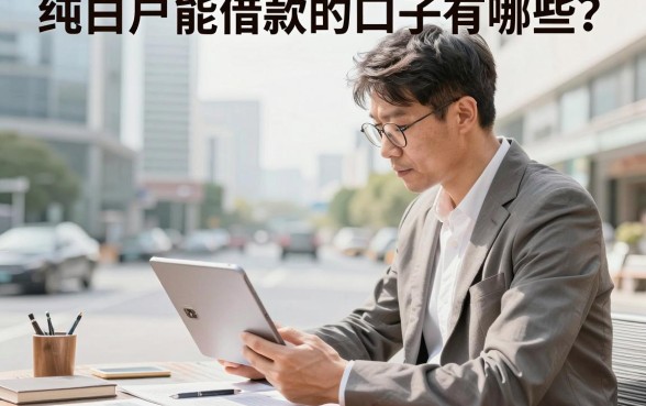 纯白户能借款的口子有哪些?白户在哪里可以借到钱