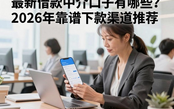 最新借款中介口子有哪些？2026年靠谱下款渠道推荐