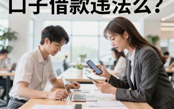 口子借款违法么？网上小额贷款不还会有什么后果