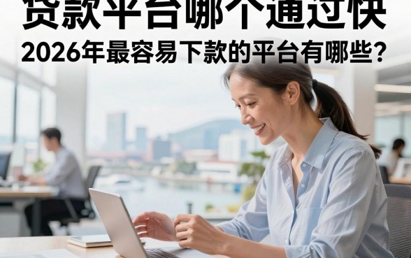 贷款平台哪个通过快，2026年最容易下款的平台有哪些？