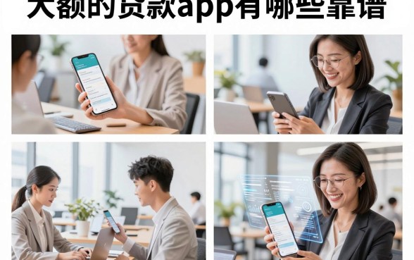 大额的贷款app有哪些靠谱,2026年正规大额贷款app推荐