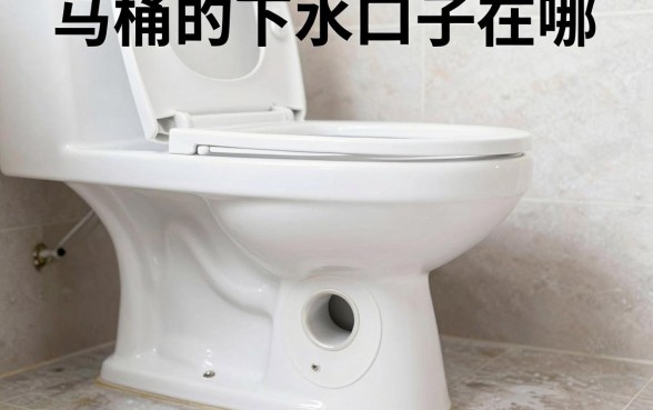 马桶的下水口子在哪,马桶排水口位置图解